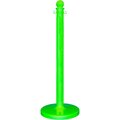Global Industrial Plastic Stanchion Post, 40H, Safety Green 708552SG